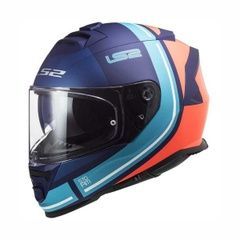 Мотошлем LS2 FF800 Storm Slant, размер XL, синий с оранжевым