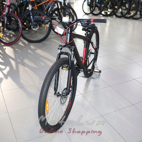 Horský bicykel 650B Avanti Smart, kolesá 29, rám 17, black n gray n red, 2021