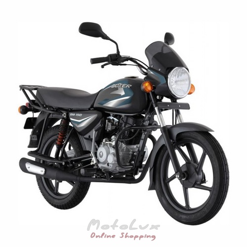 Bajaj Boxer BM 150 UG motorcycle, black