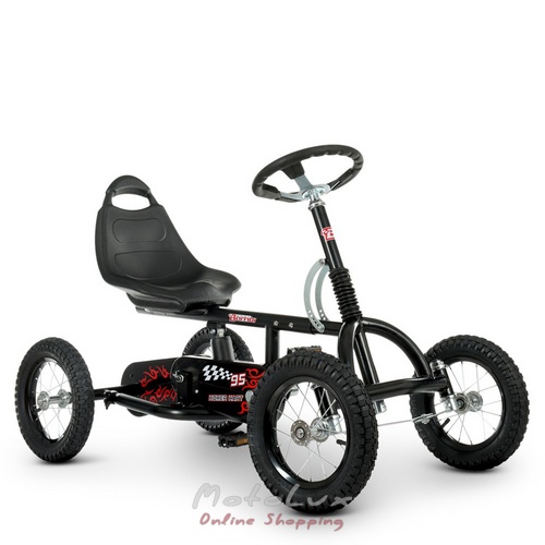 Gyerek gokart Bambi M 1697M 2, fekete