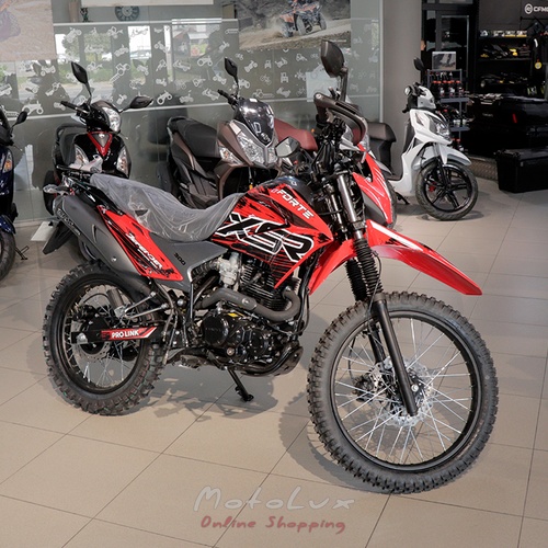 Forte Cross 300 motorcycle, red