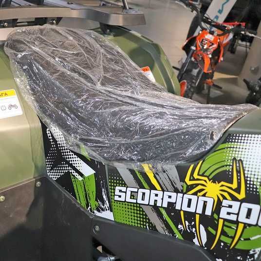 Comman Scorpion 200cc quad bike, black with green buy for 1 791