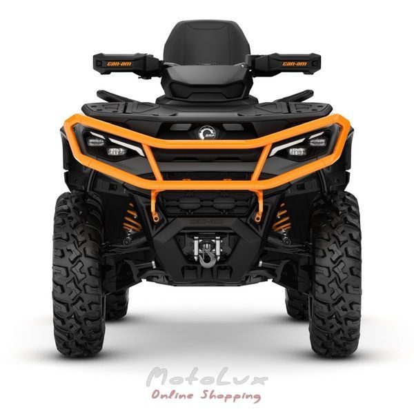 Utility ATV BRP OUTLANDER MAX XT-P 1000R, Mineral Grey Orange Crush,