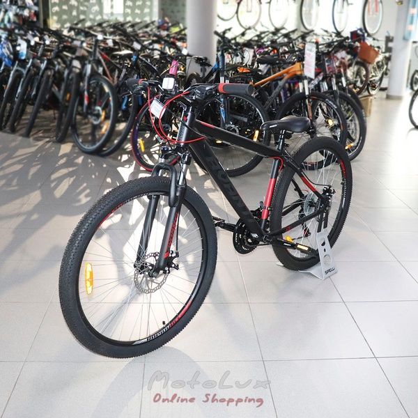 Horsk&yacute; bicykel 650B Avanti Smart, koles&aacute; 29, r&aacute;m 17, black n gray n red, 2021