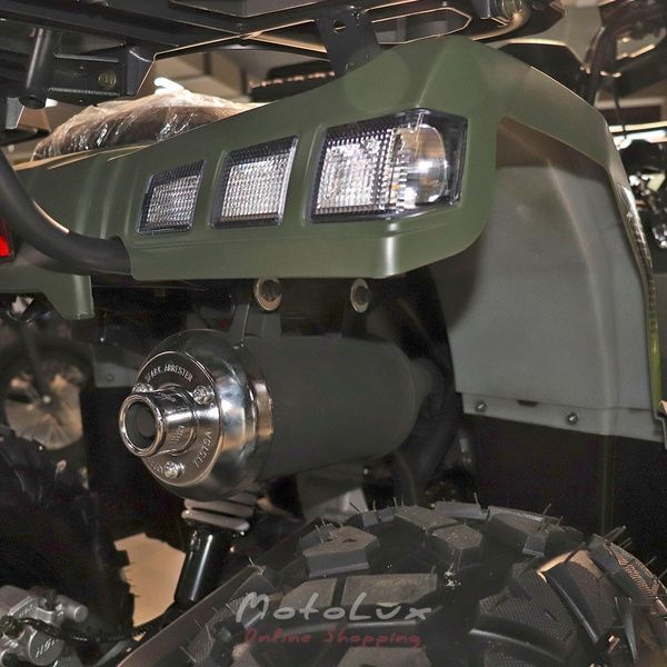 Квадроцикл Comman Scorpion 200cc, черный с зеленым