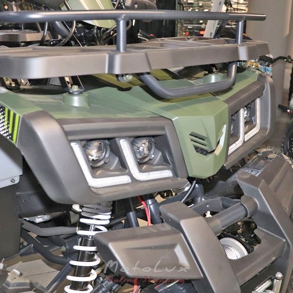 Квадроцикл Comman Scorpion 200cc, черный с зеленым