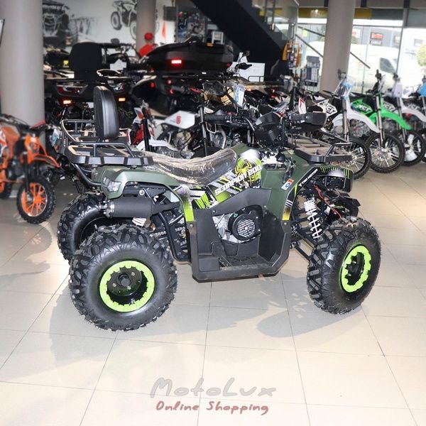 Квадроцикл Comman Scorpion 200cc, черный с зеленым