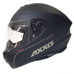 Motoros sisak AXXIS Draken S V.2 Solid Matt Black, XS m&eacute;ret, fekete