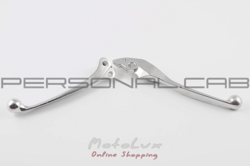 Steering levers Honda Lead, bare, disc / drum, chrome