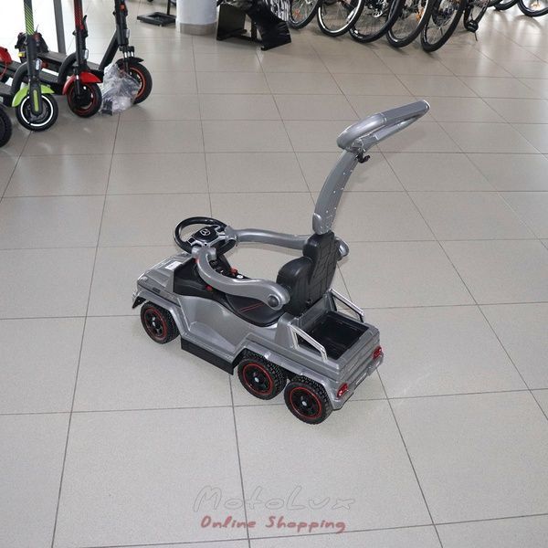 Детский электромобиль Bambi M 3853EL 11, 2в1, серый