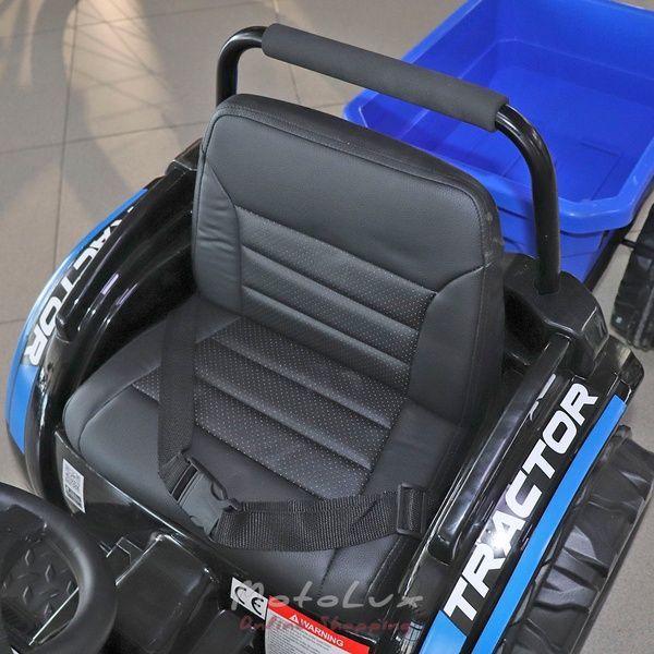 Detsk&yacute; elektrick&yacute; traktor Bambi M 4419EBLR 4, modr&yacute;