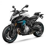 Road motorcycle CFMOTO 675NK, white with gray, 2026