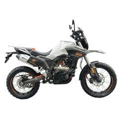 Enduro motocykel TEKKEN DISCOVERY 300, &scaron;ed&aacute; s oranžovou