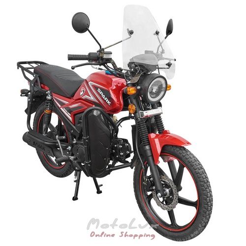 Moped Spark SP125C-2AMW, červená