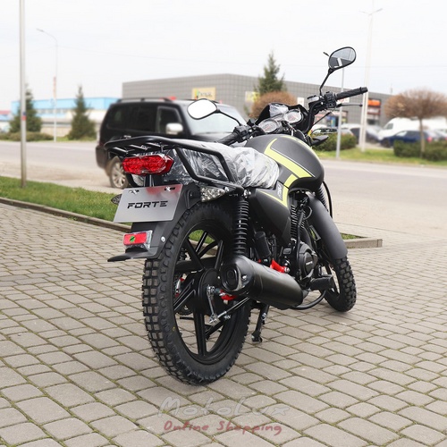 Forte FT150F országúti motorkerékpár, fekete n sárga