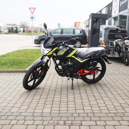 Forte FT150F országúti motorkerékpár, fekete n sárga