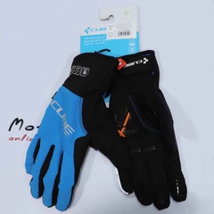 Рукавички Cube Natural Fit Handschuhe X-Shell Langfinger, розмір M, blue n black