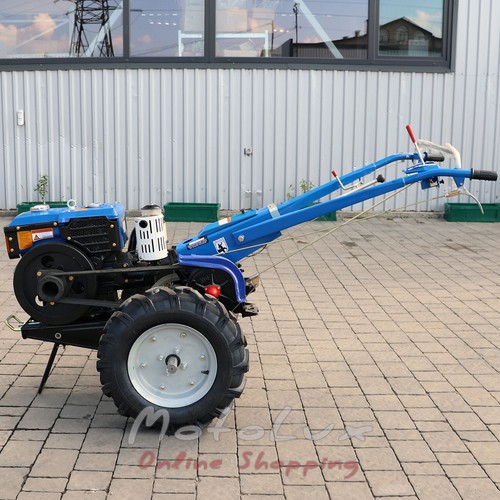 Dieselový dvojkolesový malotraktor Kentavr MB 1010D-8, ručný štartér, 10 hp, Blue