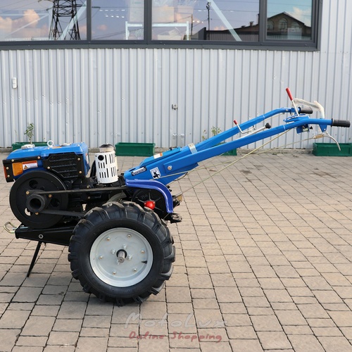 Diesel Walk-Behind Tractor Kentavr MB 1010D-8, Manual Starter, 10 HP, Blue