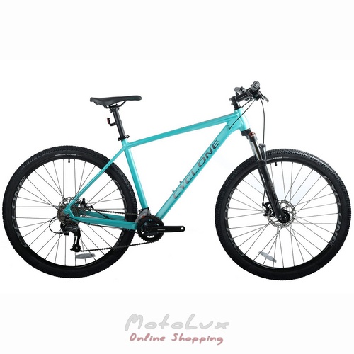 Horský bicykel Cyclone AX 29, rám 20, green mat, 2022