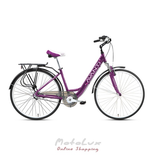 Avanti Fiero 6 SPD city bike, wheel 26, frame 16, purple n pink, 2021