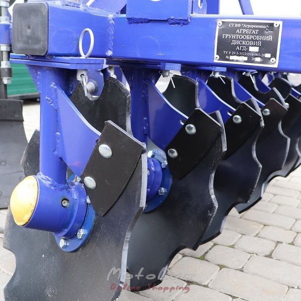 Tillage Aggregate AGD-1.6 for 40-60 HP Tractor