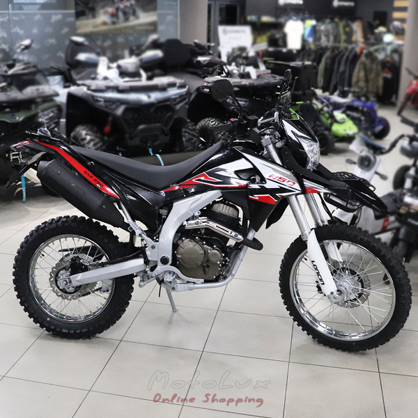 Мотоцикл эндуро Loncin LX250GY-3K, черный, 2024