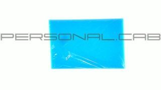 Air filter element blank 200х300mm, impregnated foam rubber, blue,