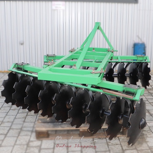 Brána s rotačnými nástrojmi 2.0 m, 18 diskov, pre traktor 50-55 HP