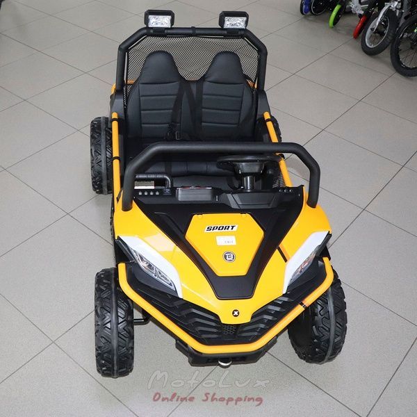 Gyermek dzsip Bambi M 4969 EBLR 7, 24V, 2x150W, narancs