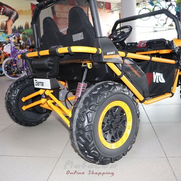 Gyermek dzsip Bambi M 4969 EBLR 7, 24V, 2x150W, narancs